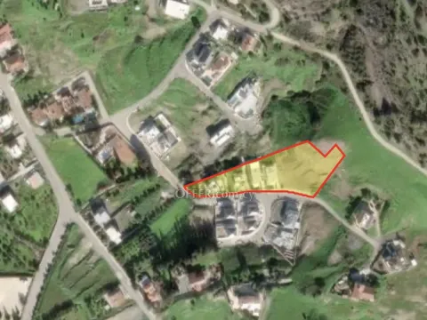 RESIDENTIAL LAND OF 2518 M2 WITH PLANNING PERMIT FOR 12 APARTMENTS IN AKROUNTA - LIMASSOL - Main Photo