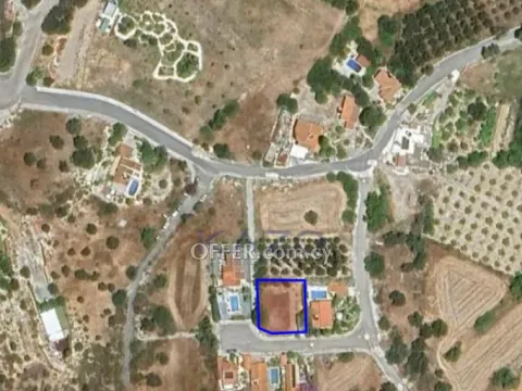 Residential Plot 600m² in Nikokleia, Paphos - Main Photo