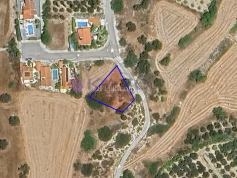 Generous Building Plot for Sale in Nikokleia, Paphos at 724 sqm - Main Photo
