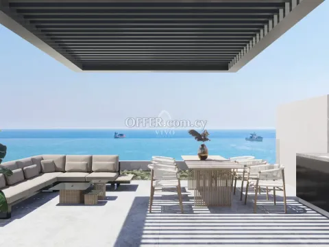 TWO BEDROOM  TOP FLOOR APARTMENT WITH ROOF GARDEN JUST 50 M FROM THE SEA IN LIMASSOL - Main Photo