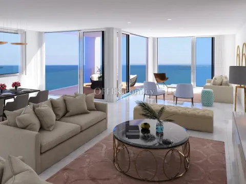 THREE BEDROOM SEA FRONT APARTMENT WITH COMMON ROOF GARDEN & POOL IN MOLOS - LIMASSOL - Main Photo