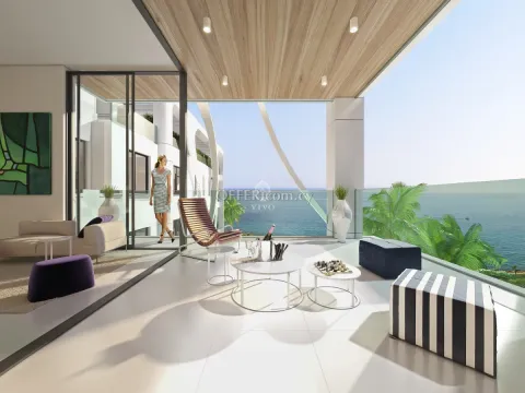THREE BEDROOM SEA FRONT APARTMENT WITH COMMON ROOF GARDEN & POOL IN MOLOS - LIMASSOL - Main Photo