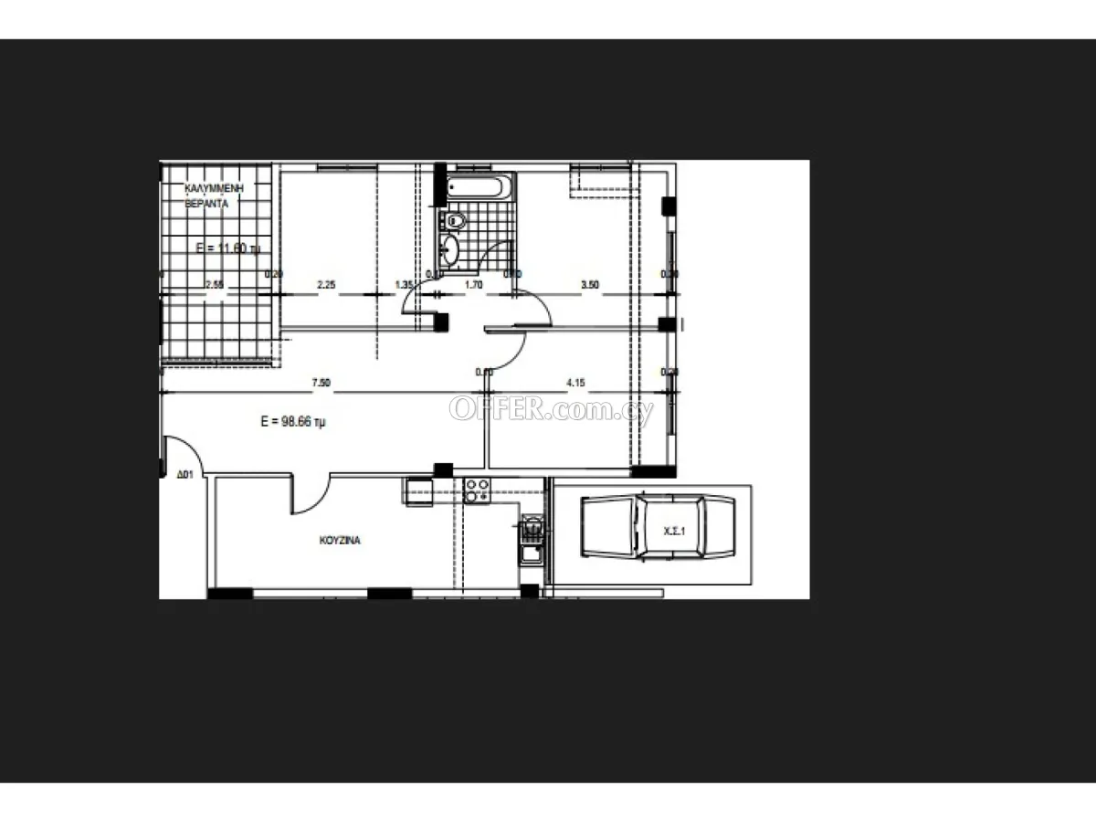 Modern Ready to Move in Three Bedroom Apartment for Sale in Aradippou Larnaca - 3