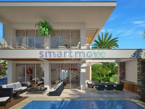 4 Bedroom Seaside Villa With Roof Garden For Sale Paphos - Main Photo