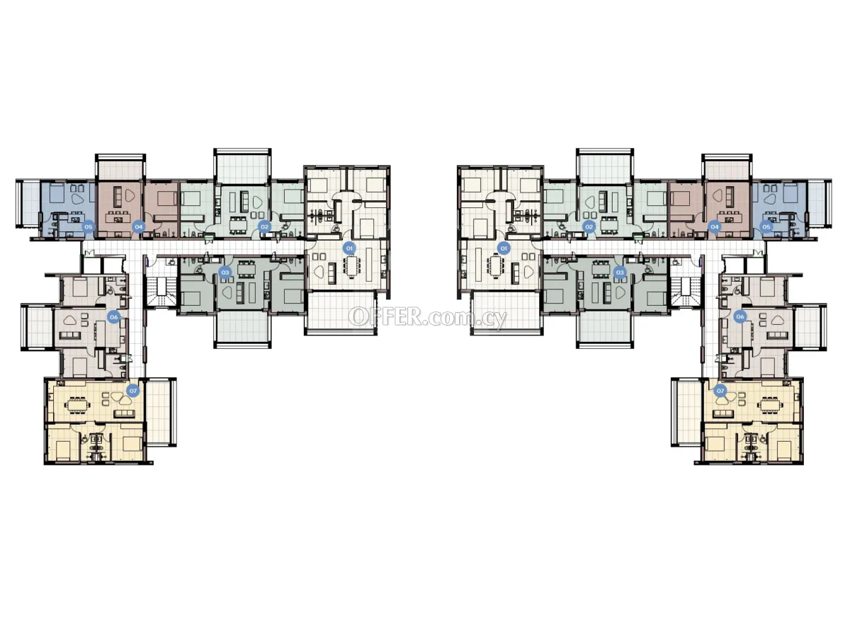 New three bedroom apartment for sale in Lakatamia privileged area - 10
