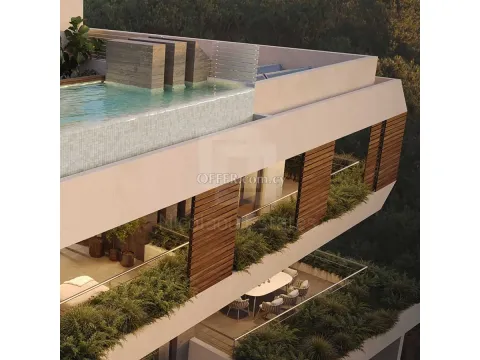 Top Floor Brand New Four Bedroom Apartment with Swimming Pool for Sale in Makedonitissa Nicosia - Main Photo