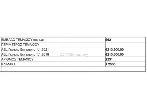 Residential plot of 562m2 for exchange ONLY in Makedonitissa - 4