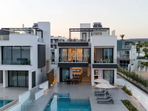 KEY READY FOUR BEDROOM BEACH FRONT VILLA IN AGIA NAPA - FAMAGUSTA - 5