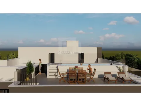 Brand new luxury 3 bedroom penthouse apartment with private pool under construction in Agios Athanasios - Main Photo