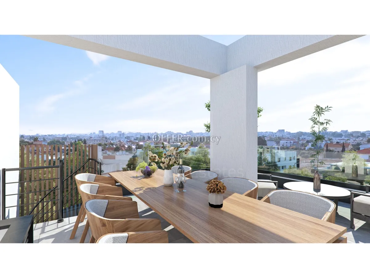 Brand new modern spacious 2 bedroom penthouse apartment under study in the Katholiki area Limassol - 1