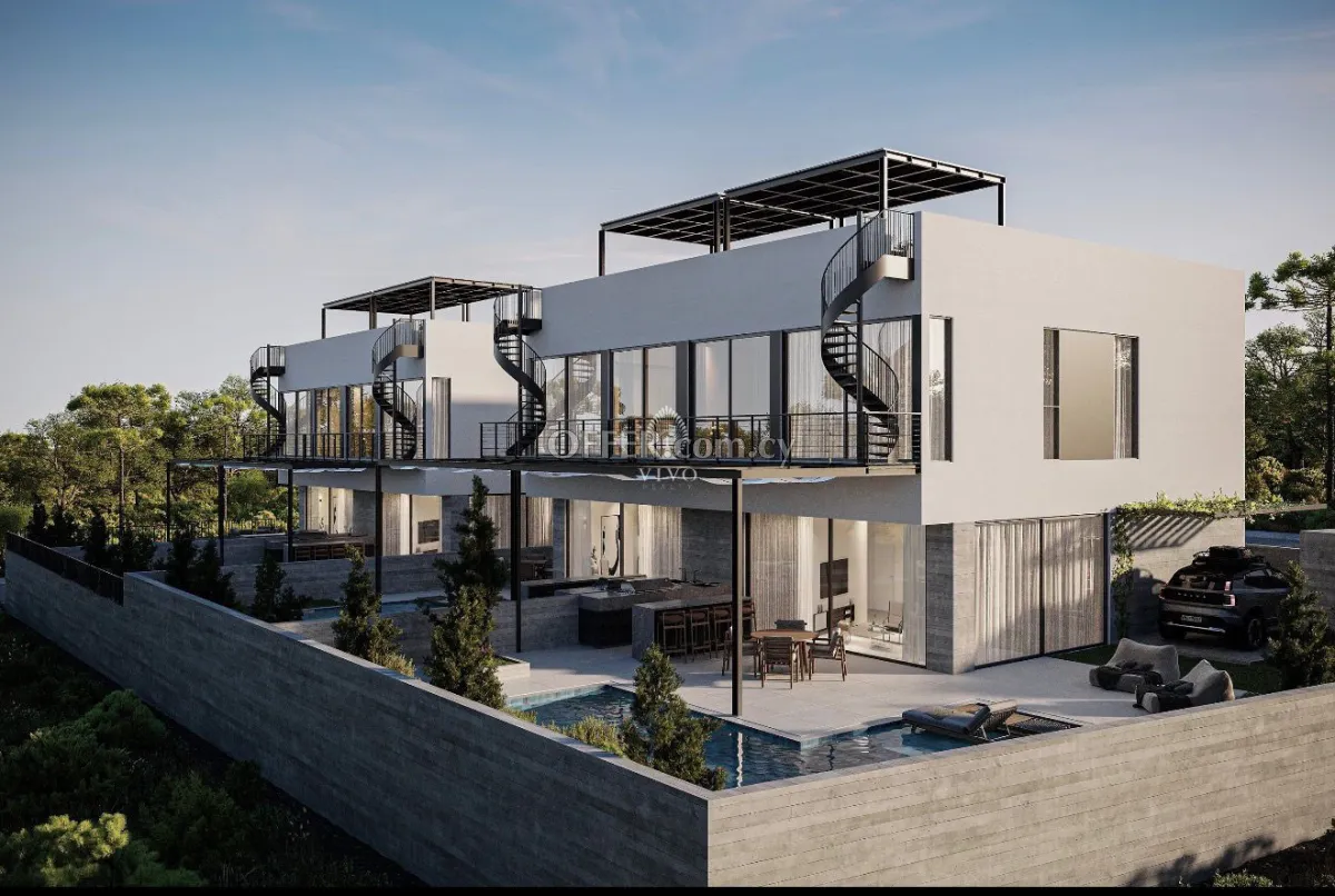 THREE BEDROOM VILLA WITH ROOF GARDEN & POOL 400 M FROM THE BEACH IN KISSONERGA - 10