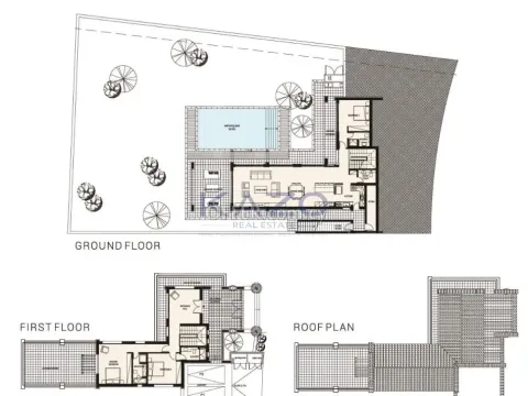 Modern Three Bedroom Villa with Sea View Pool - 5