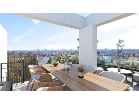 Brand new modern spacious 2 bedroom penthouse apartment under study in the Katholiki area Limassol - Main Photo