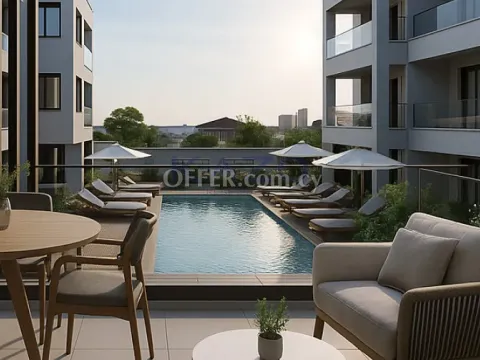 Modern Two Bedroom Penthouse Apartment in Vibrant Oroklini Area - Main Photo