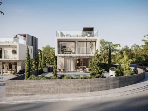 THREE BEDROOM DETACHED VILLA WITH POOL IN TALA - PAPHOS - 11