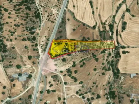Large 7472m2 Field For Sale in Peaceful Pachna - 3