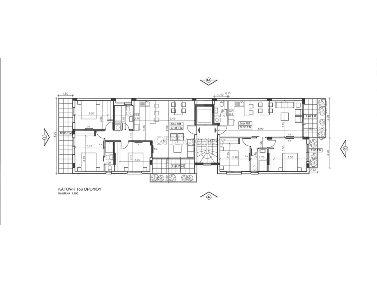 Brand new two bedroom apartment in Agios Dometios near Horse Racing club - 5