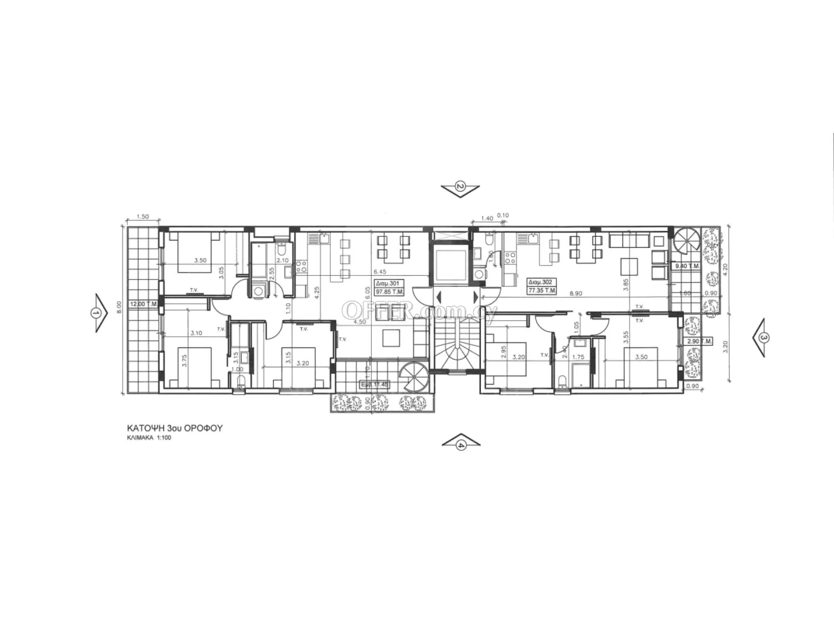 Brand new two bedroom apartment in Agios Dometios near Horse Racing club - 3