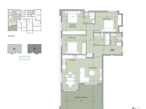 3 bed apartment in Agios Tychonas Limassol - 2