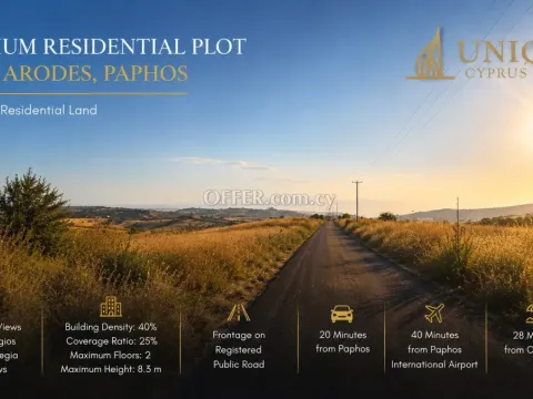 Large Sea View Development Land for Sale Arodes - Main Photo