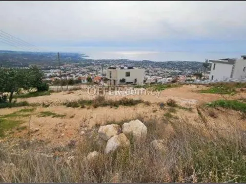 Large Pegeia Sea View Plot for Sale - Main Photo