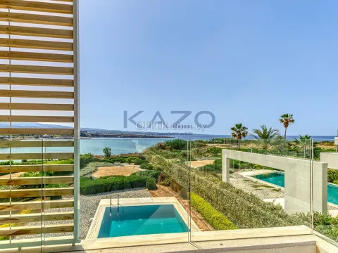 Sea Front Detached House with Pool in Coral Bay Area, Pegeia