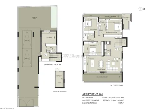 3 bed apartment in Potamos Germasogias Limassol - Main Photo