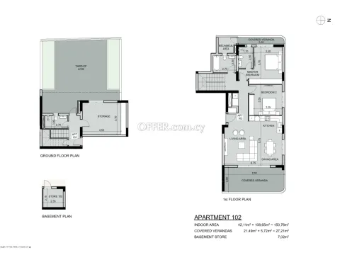 2 bed apartment in Potamos Germasogias Limassol - 1