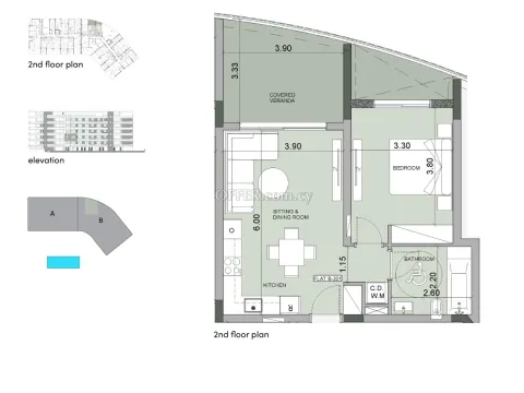1 bed apartment in Agios Tychonas Limassol - Main Photo