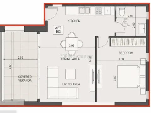 Apartment (Flat) in Germasoyia Tourist Area, Limassol for Sale - Main Photo