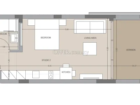1 bed apartment in Prodromos Nicosia - 4