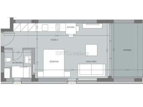 1 bed apartment in Prodromos Nicosia - 3