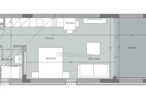 1 bed apartment in Prodromos Nicosia - 2