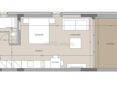 1 bed apartment in Prodromos Nicosia - 2