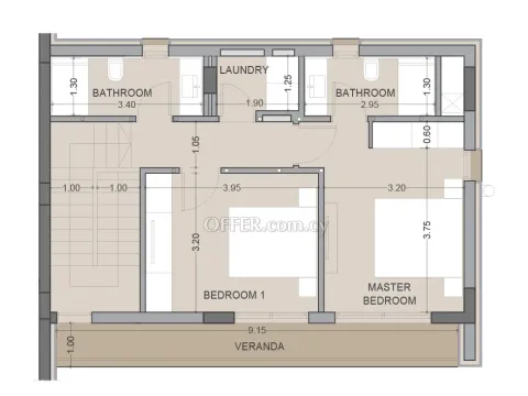 2 bed house in Prodromos Nicosia - 3
