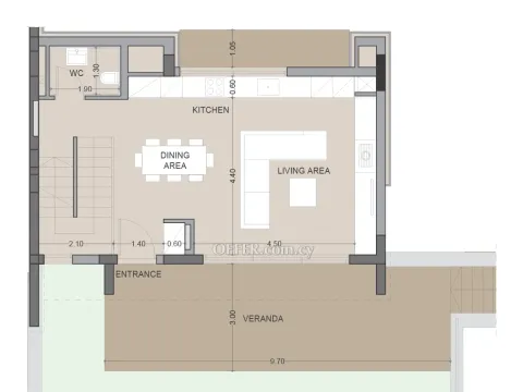 2 bed house in Prodromos Nicosia - 2