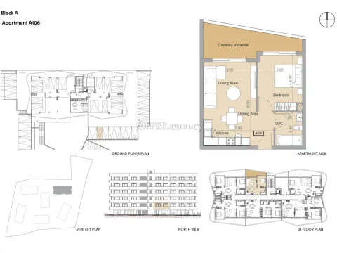 1 bed apartment in Germasogia Limassol - 6
