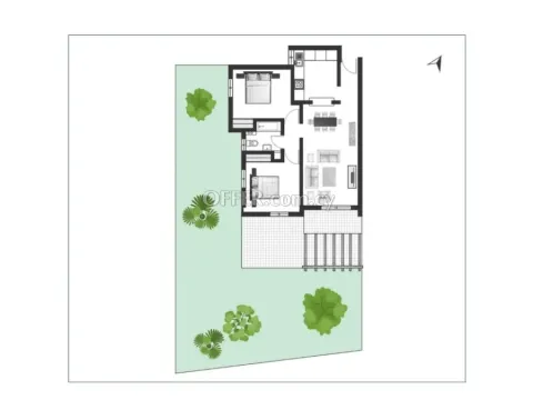 2 bed apartment for sale in Kato Paphos Pafos - 2