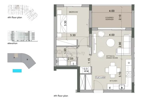 1 bed apartment in Agios Tychonas Limassol - 2