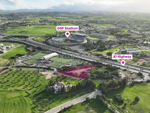 Prime special zone field located in Strovolos Nicosia opposite GSP Stadium - Main Photo