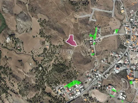 Hillside Residential Field in Mathiatis Nicosia - 3