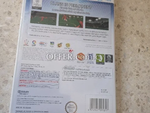 Pes 2012 pro evolution on nintendo wii brand new & sealed - 3