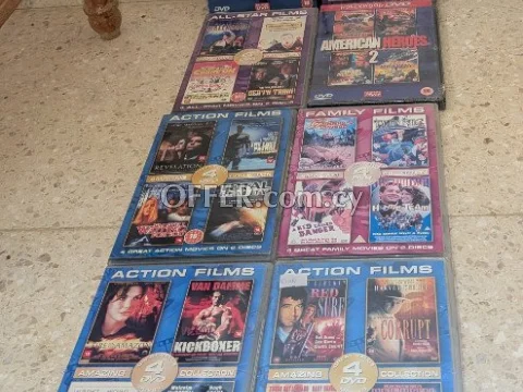 Family Films 4-Movie DVD Collection featuring titles like A Kid Called Danger and Titanic. - Main Photo