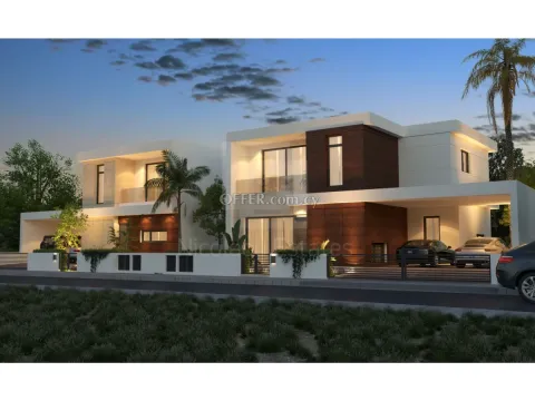 Modern detached four bedroom house for sale in Strovolos near Metro