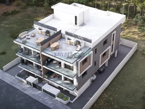 2 Bedroom Apartment With Roof Garden For Sale Trachoni Limassol