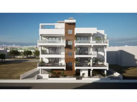 New two bedroom apartment with roof garden in Strovolos near Sklavenitis - Main Photo