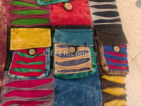 Hippie hobo backpack bag colorful convertible - 4
