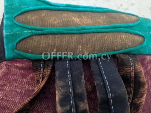 Hippie hobo backpack bag colorful convertible - 2