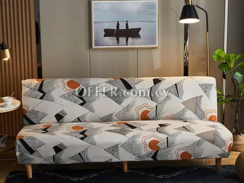 IMYOGI High Stretch Sofa Covers Fitted Full Folding Sofa Slipcover Armless Washable - Main Photo