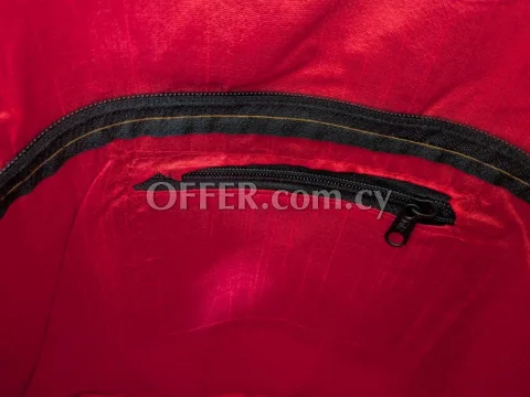 Red Rajasthani Embroidered Elephant Mirror Work Tote Bag - 2